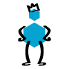 Piktogramm blue